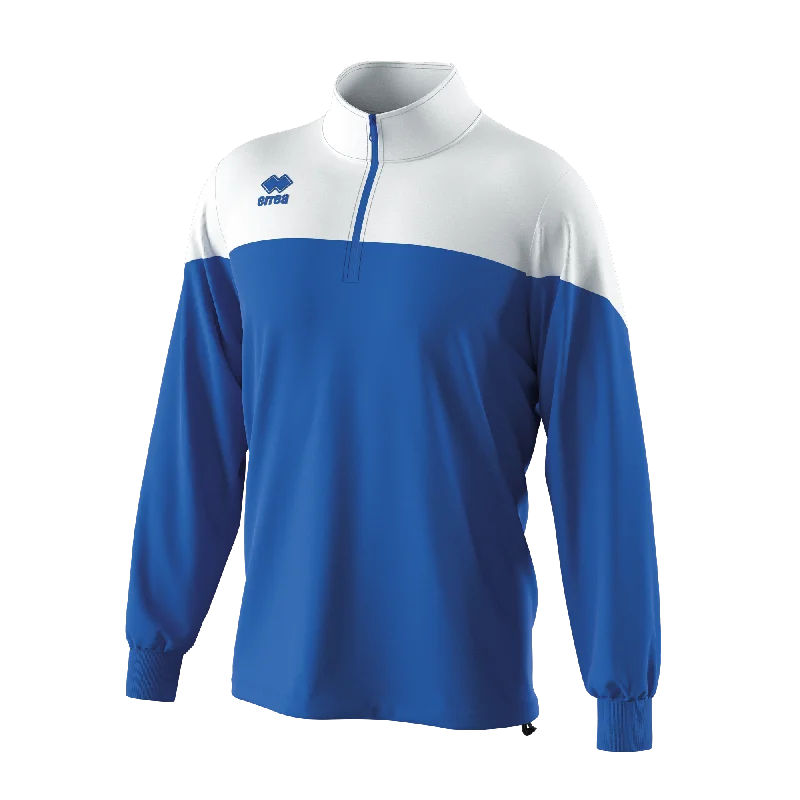 sports jacket with reflective strips -Errea Blake Jacket (Blue/White)