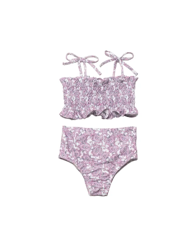 swimwear for family outing -Ruched Bikini