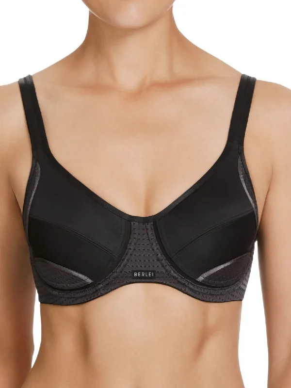 Electrify Mesh Wired Bra - Black