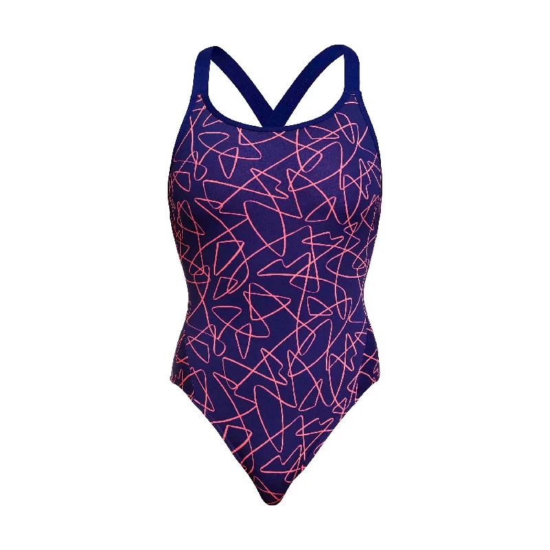 men’s swimwear jammers -Serial Texter | Ladies Eclipse One Piece