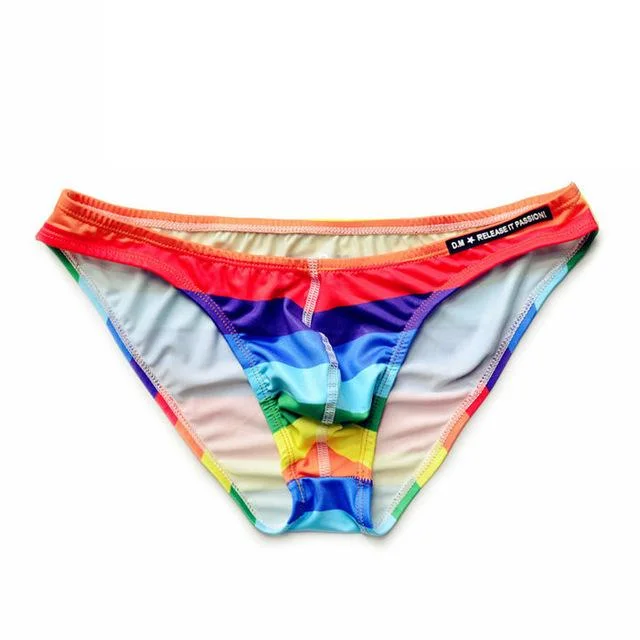 eco-friendly swimwear women -Desmiit Rainbow Swim Briefs