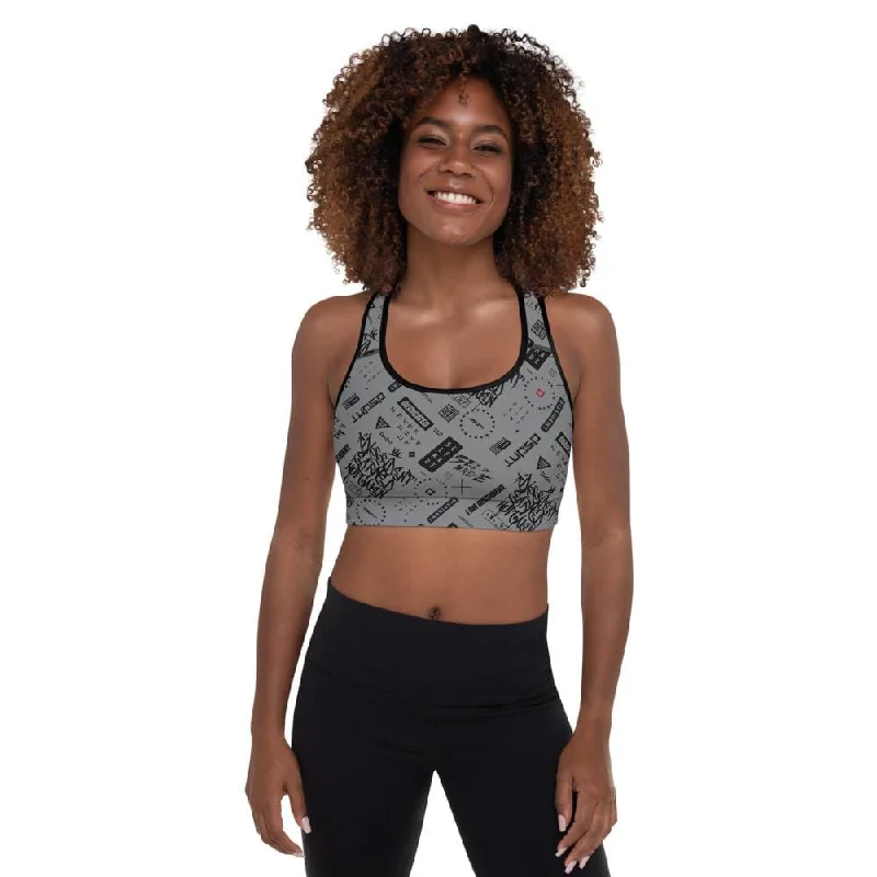 Zypher Sports Bra Grey