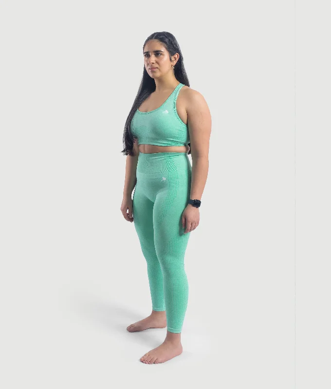 Athena Seamless Sports Bra - Mint Green