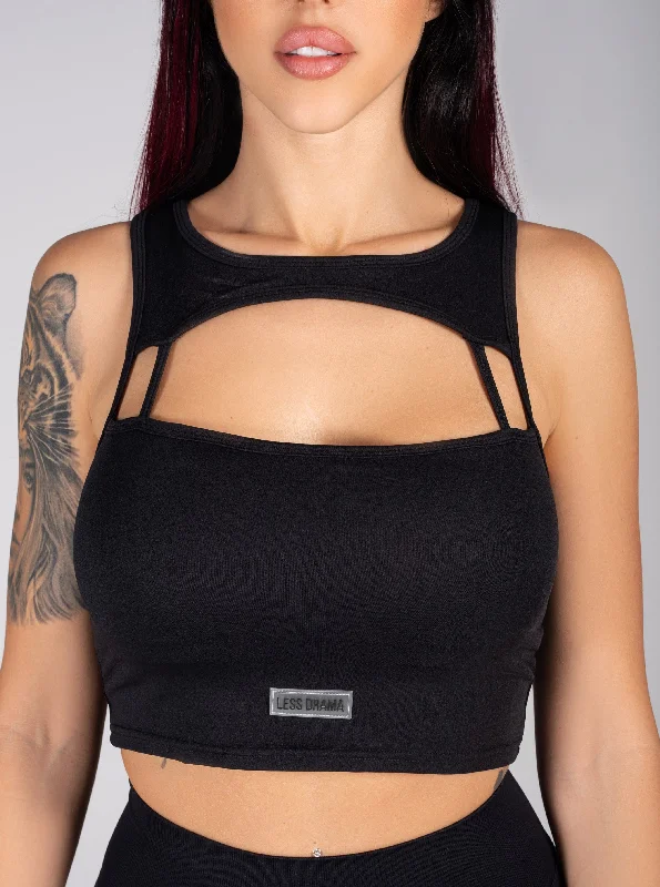 She Bad Sports Bra - Black