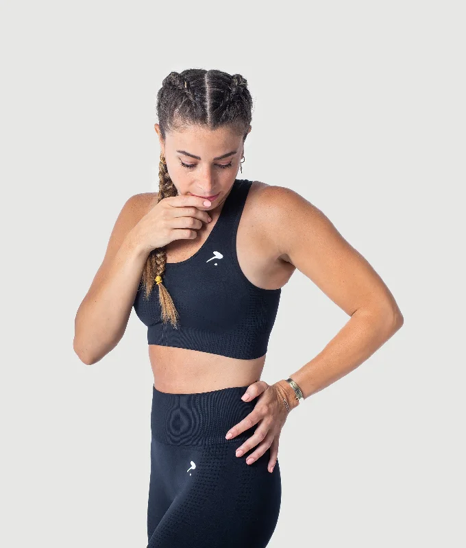 Athena Seamless Sports Bra - Midnight