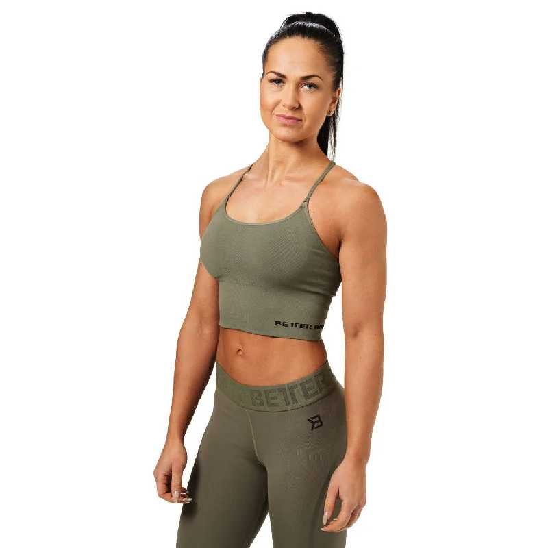 Better Bodies Astoria Seamless Bra - Wash Green