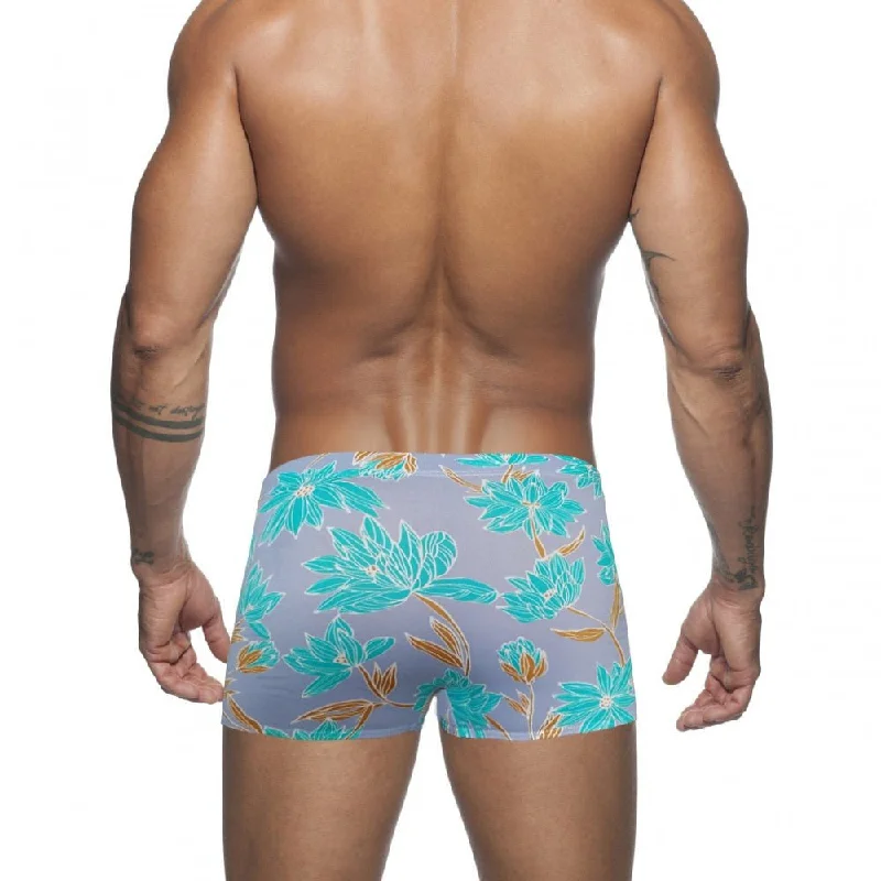 swimwear for beach games -Neon Forest Swim Trunks