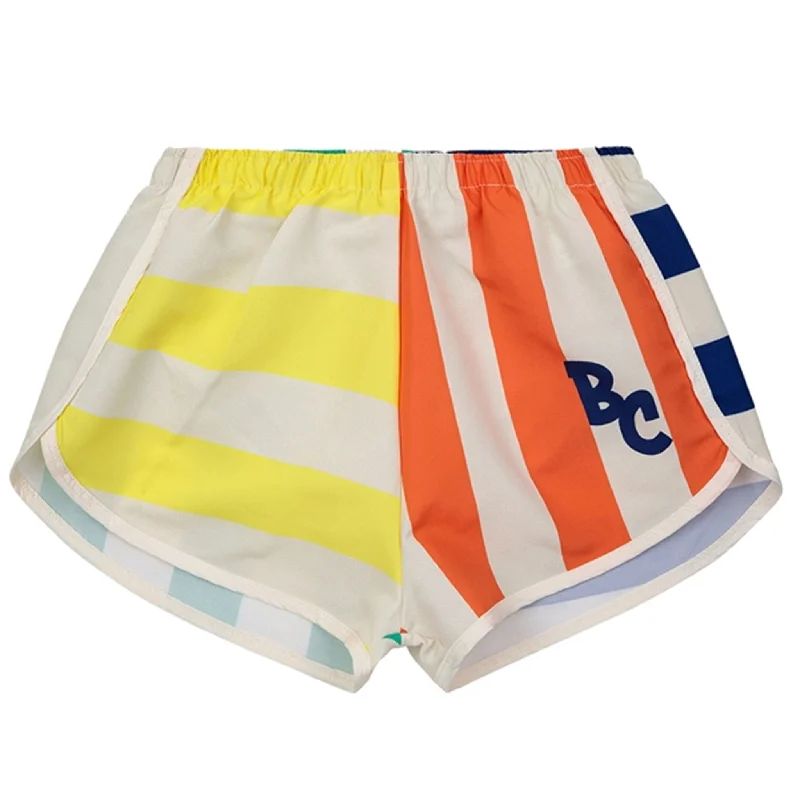 Sports Short for Trail Hiking -Bobo Choses Multicolor Stripes Bathing Shorts Multicolor