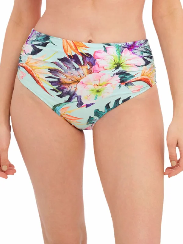 plus size swimwear colorful -Paradiso Full Bikini Brief