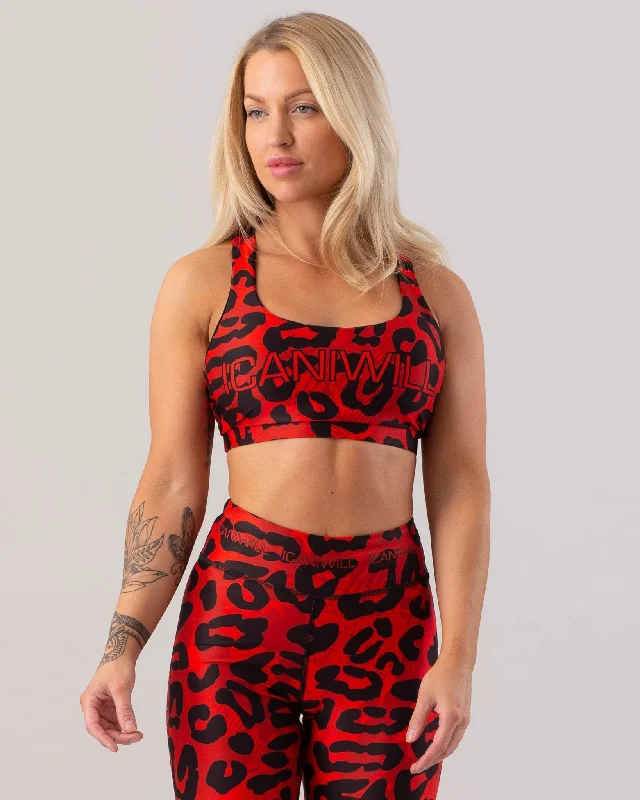 ICIW Animal Sports Bra - Red