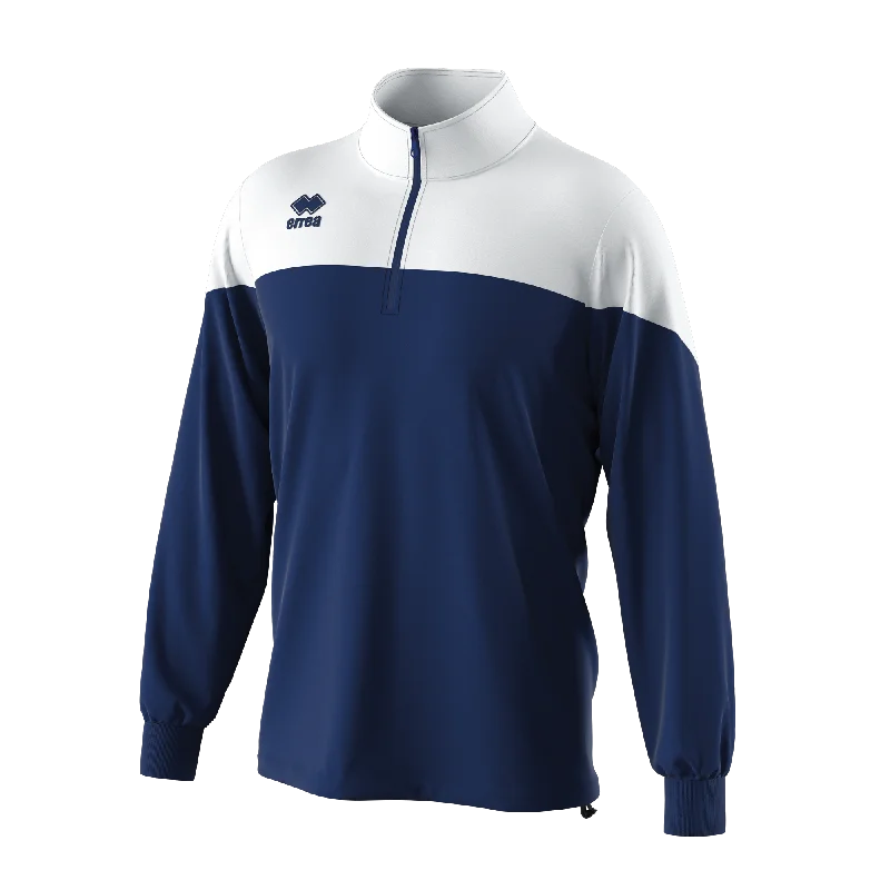 sports jacket for winter training -Errea Blake Jacket (Navy/White)