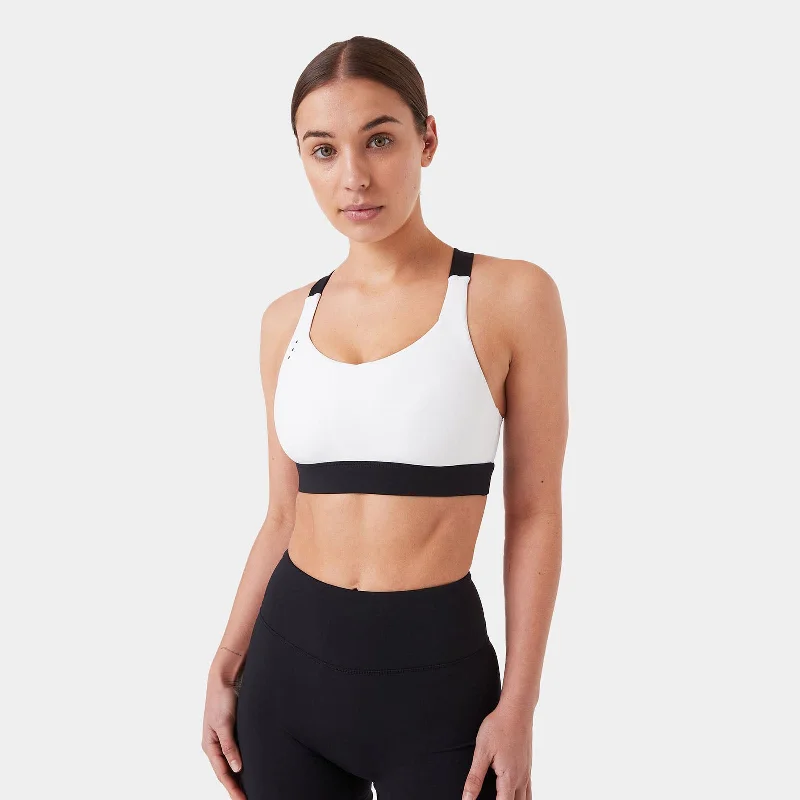 Sports Top for Dance Team -swimwear for water fitness -REC GEN - PROform X Crop White/Black