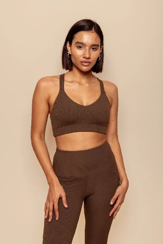 Sports Top with Open Fabric -stylish swimwear for teens -Bonnie Crop