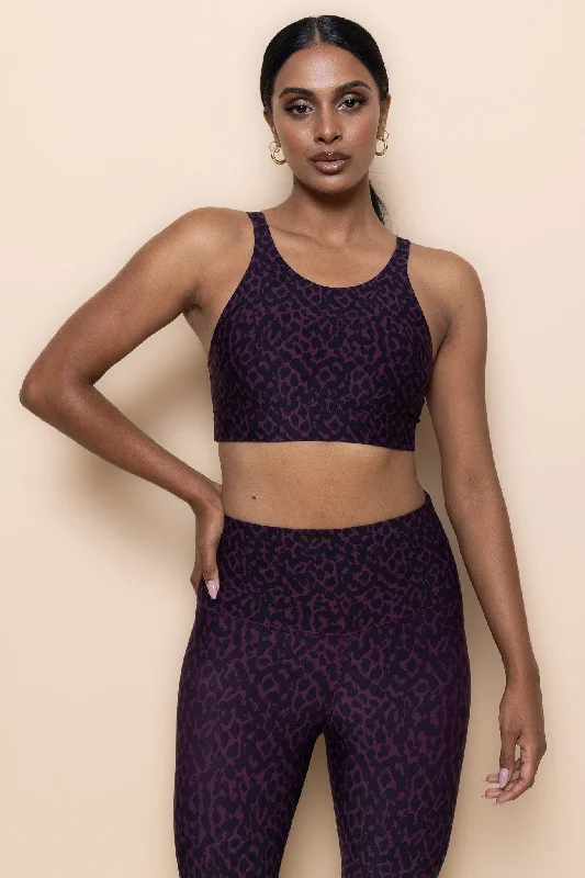 Sports Top with Cozy Fabric -swimwear with UV protection -Ivy Crop