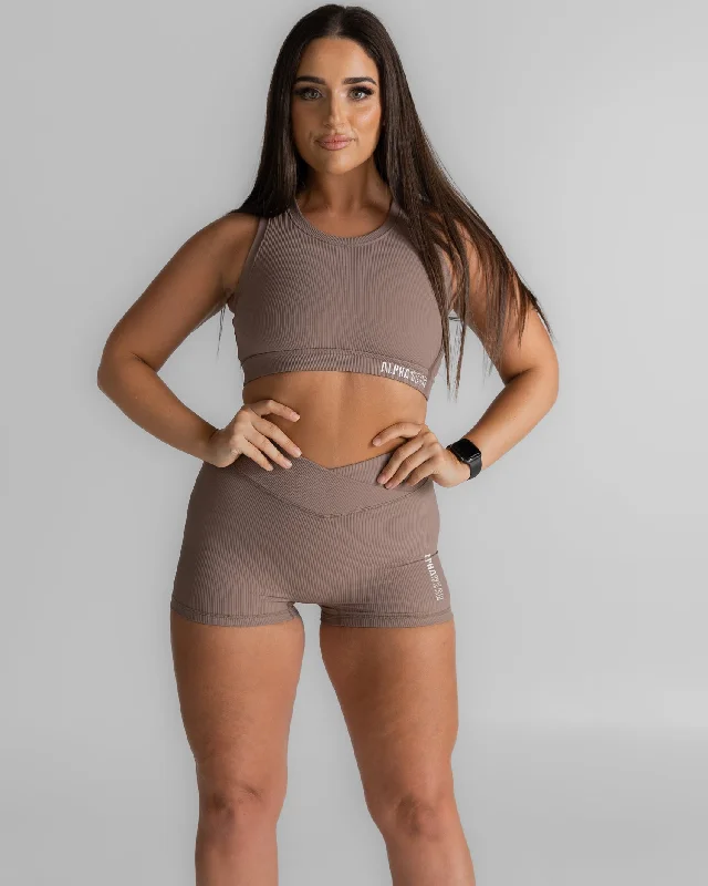 Sports Top with Back Style -swimwear with adjustable fit -High Neck Crop Top